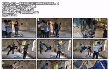 G814-一绳所爱_两个美女被吊在废弃的屋子