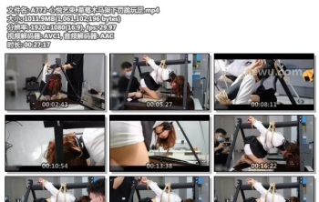 A772-心悦艺束_草莓木马架下罚跪玩足