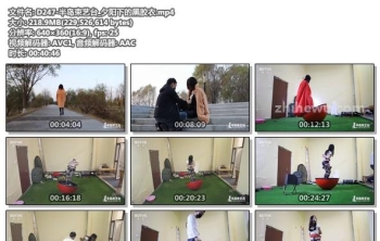 D247-半岛束艺台_夕阳下的黑胶衣