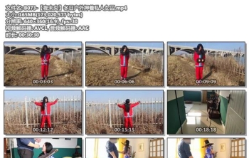 B073-【夜未央】冬日户外押着私人女囚