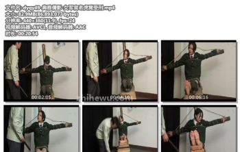 dyqy49-典雅倩影-女军官老虎凳受刑