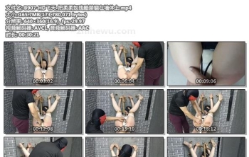 B907-HD飞天_把柔柔奴残酷禁锢在墙体上